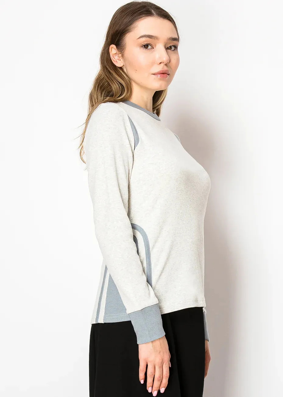 2 Tone Crew Top