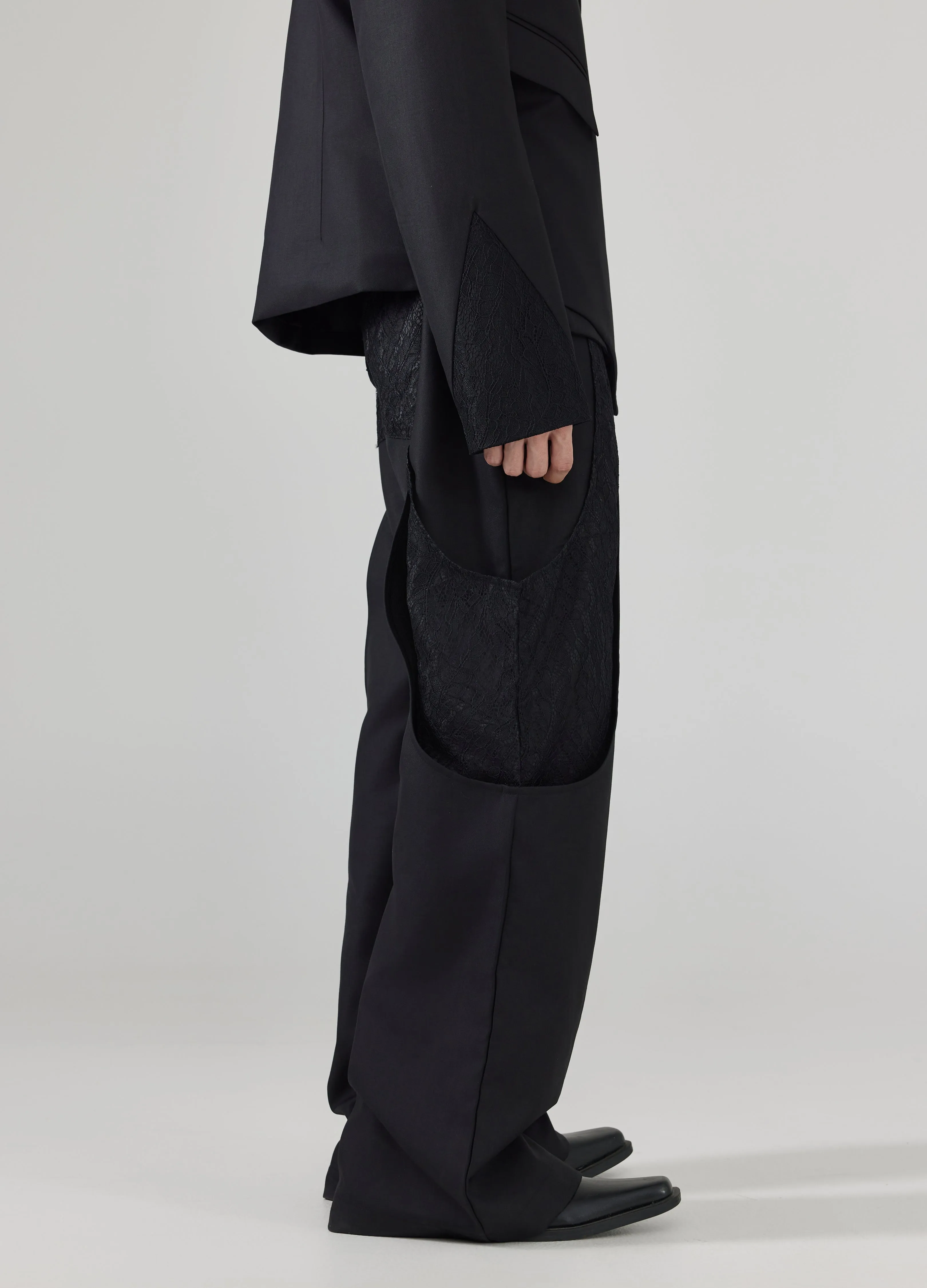 24FW Trimmed Flare Bottoms
