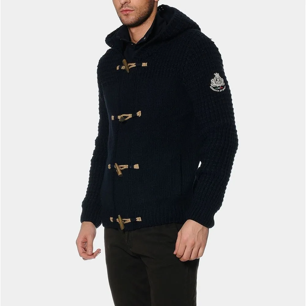 Armata Di Mare Blue Acrylic Men Sweater