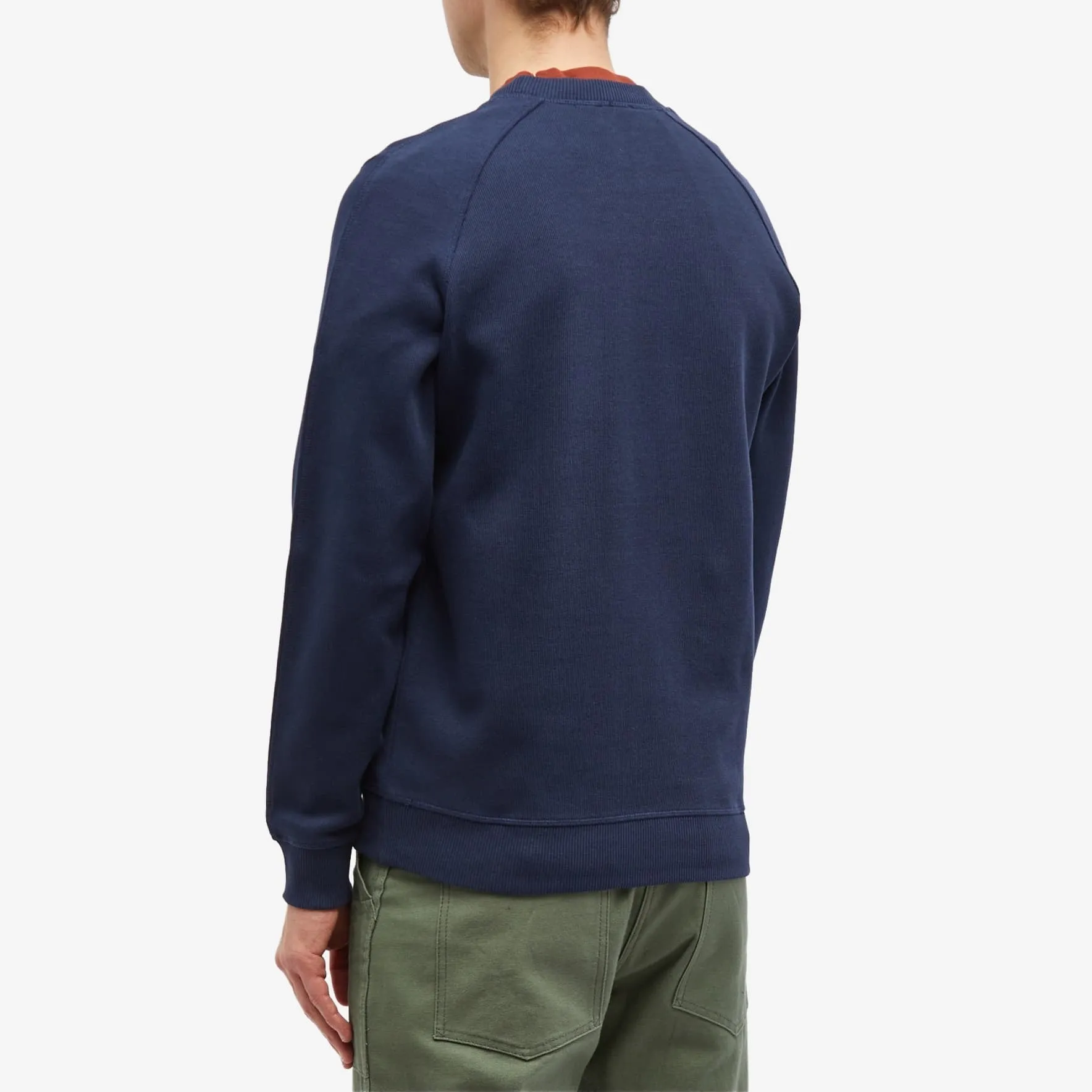 Armor-Lux Logo Pocket Crew jumper, blue