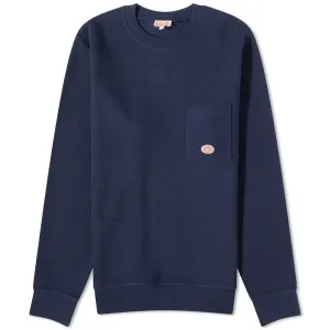 Armor-Lux Logo Pocket Crew jumper, blue