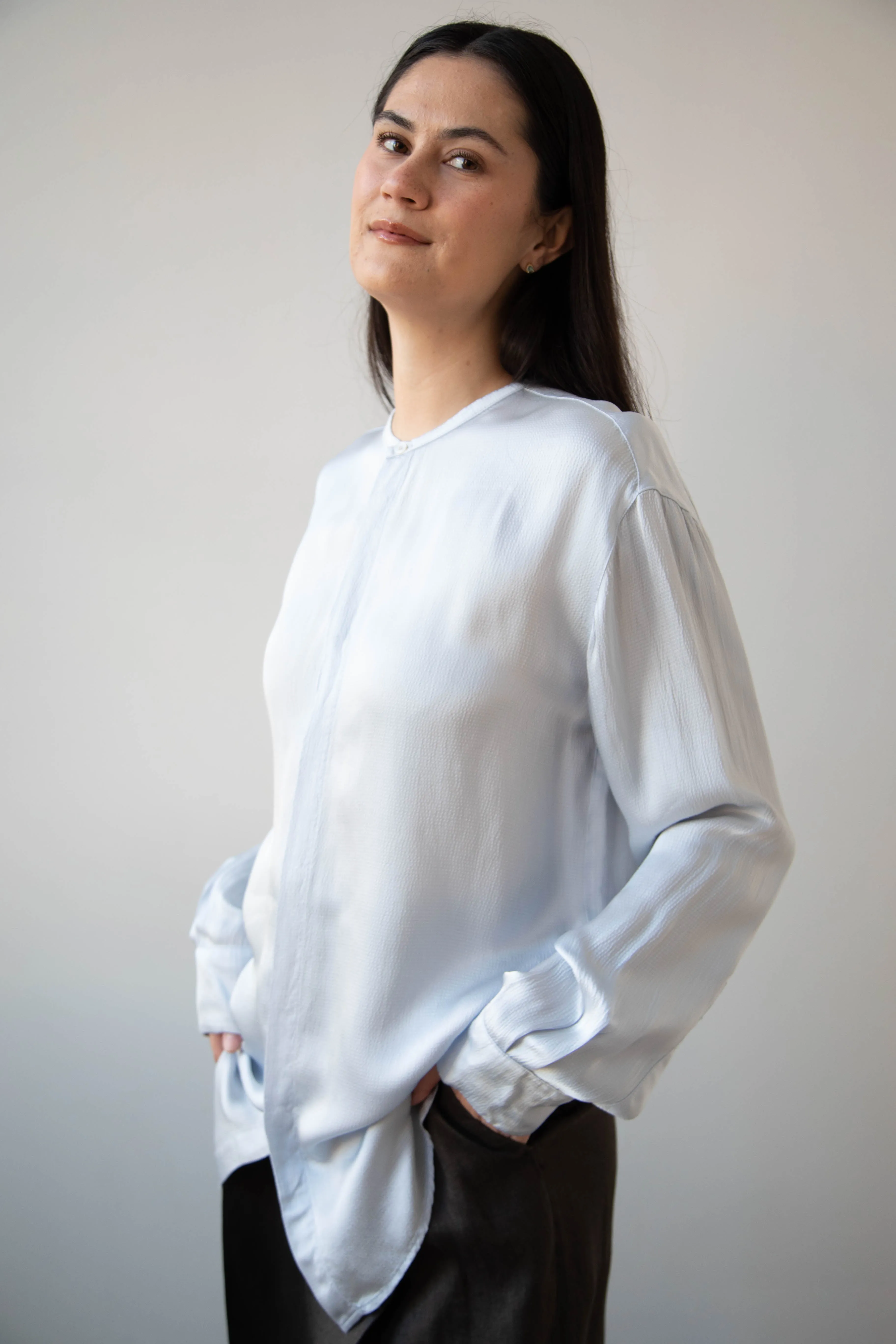 Barena Venezia | Molli Ondina Blouse in Cielo Blue