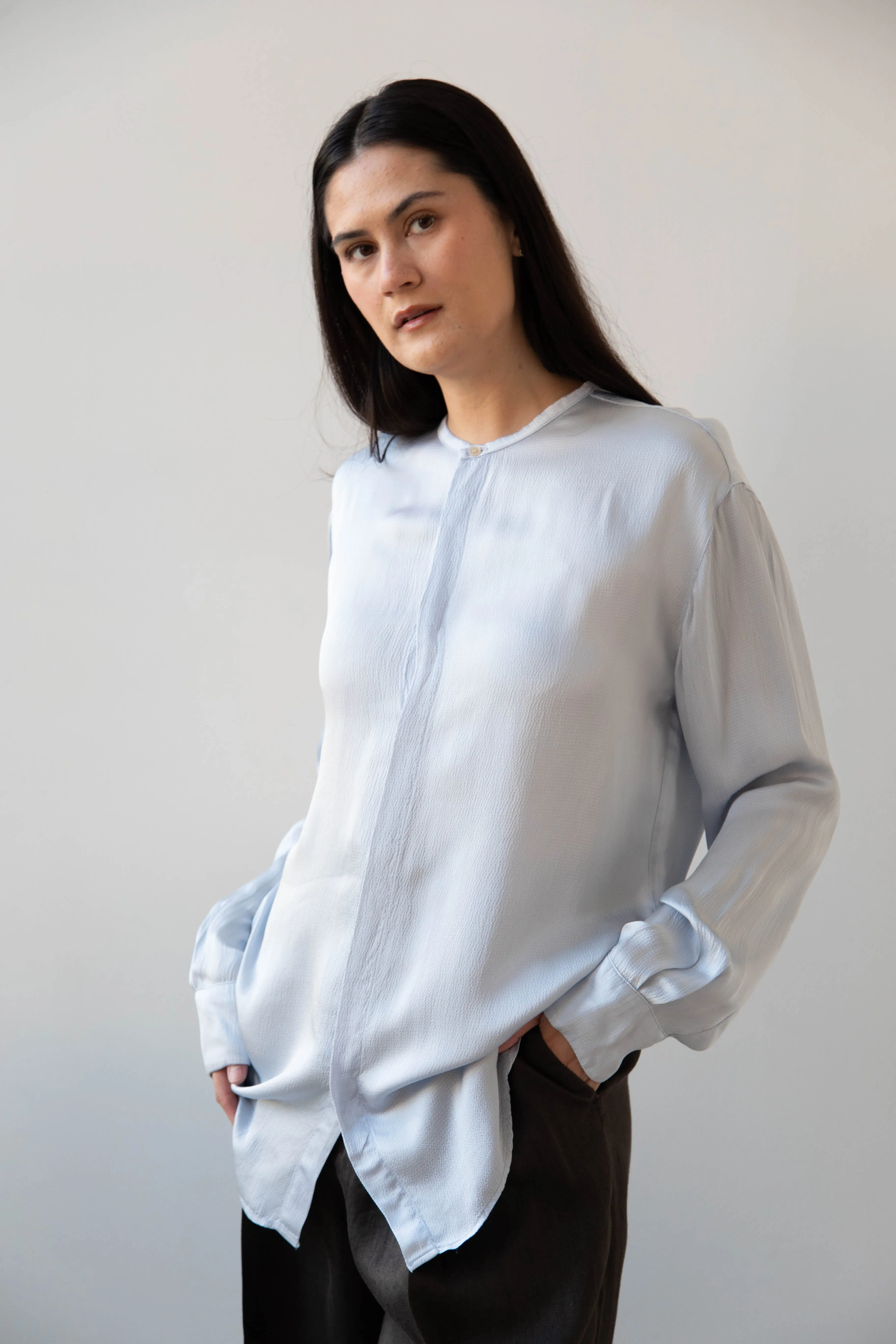 Barena Venezia | Molli Ondina Blouse in Cielo Blue