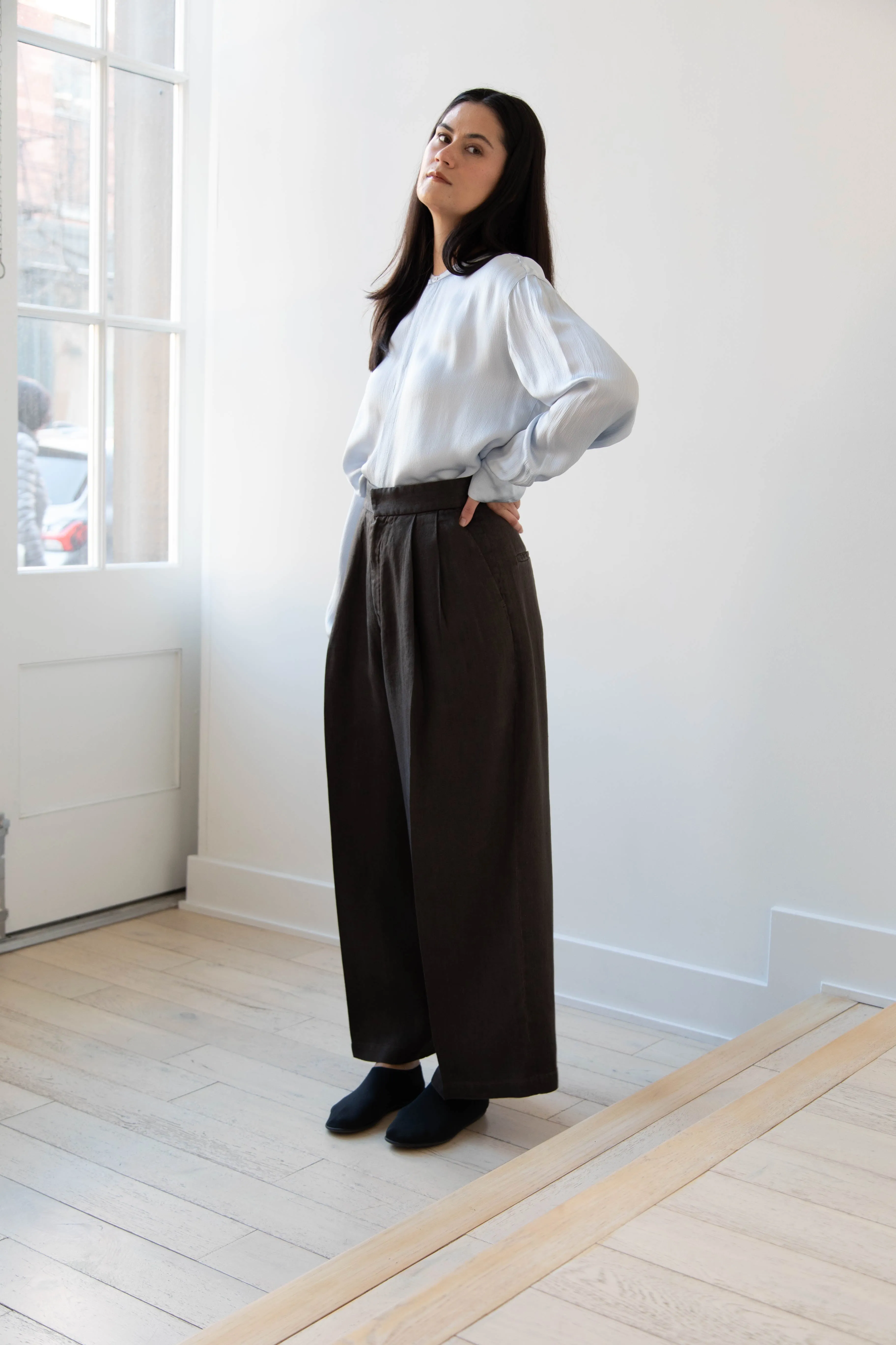 Barena Venezia | Molli Ondina Blouse in Cielo Blue