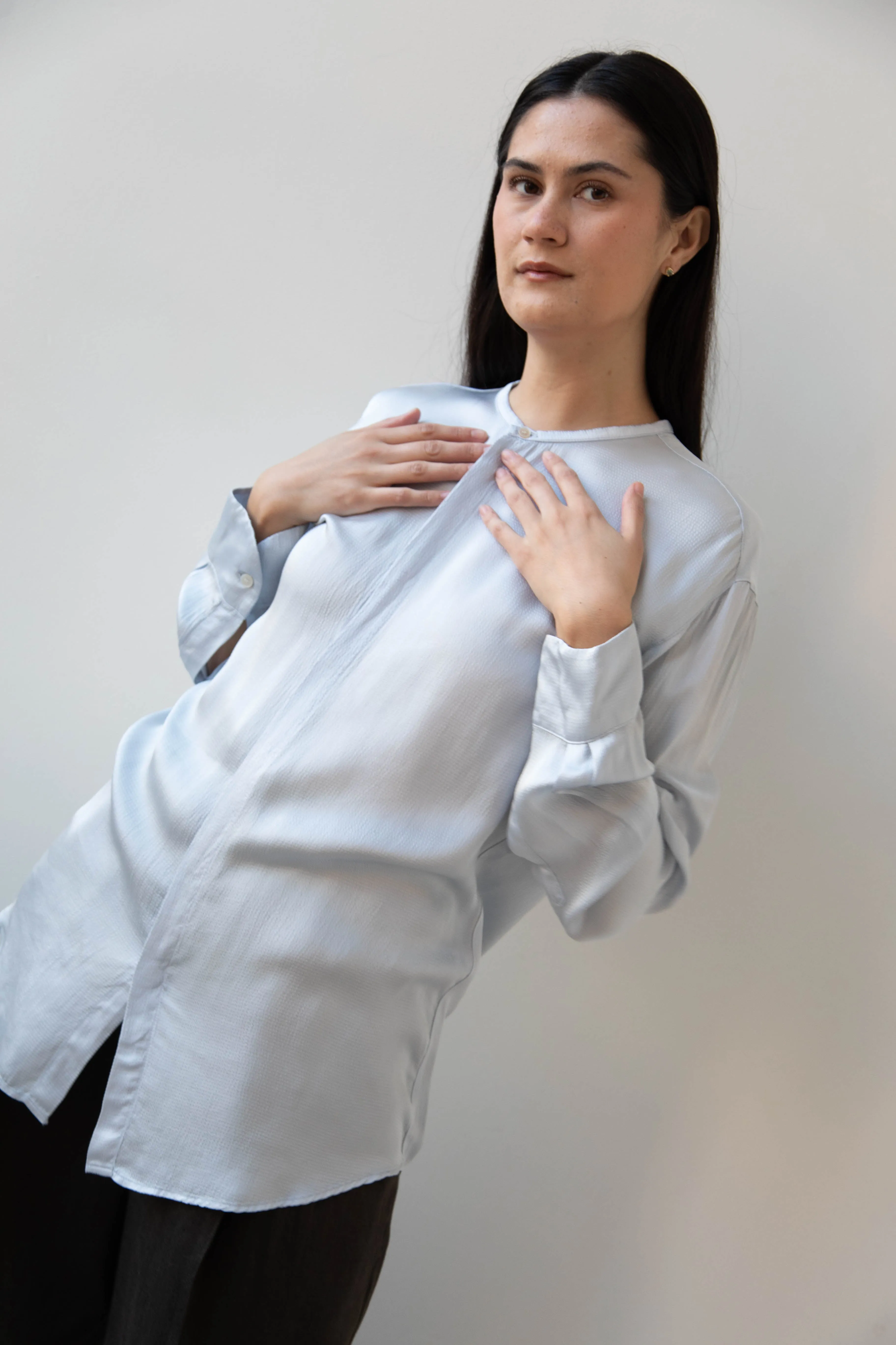 Barena Venezia | Molli Ondina Blouse in Cielo Blue