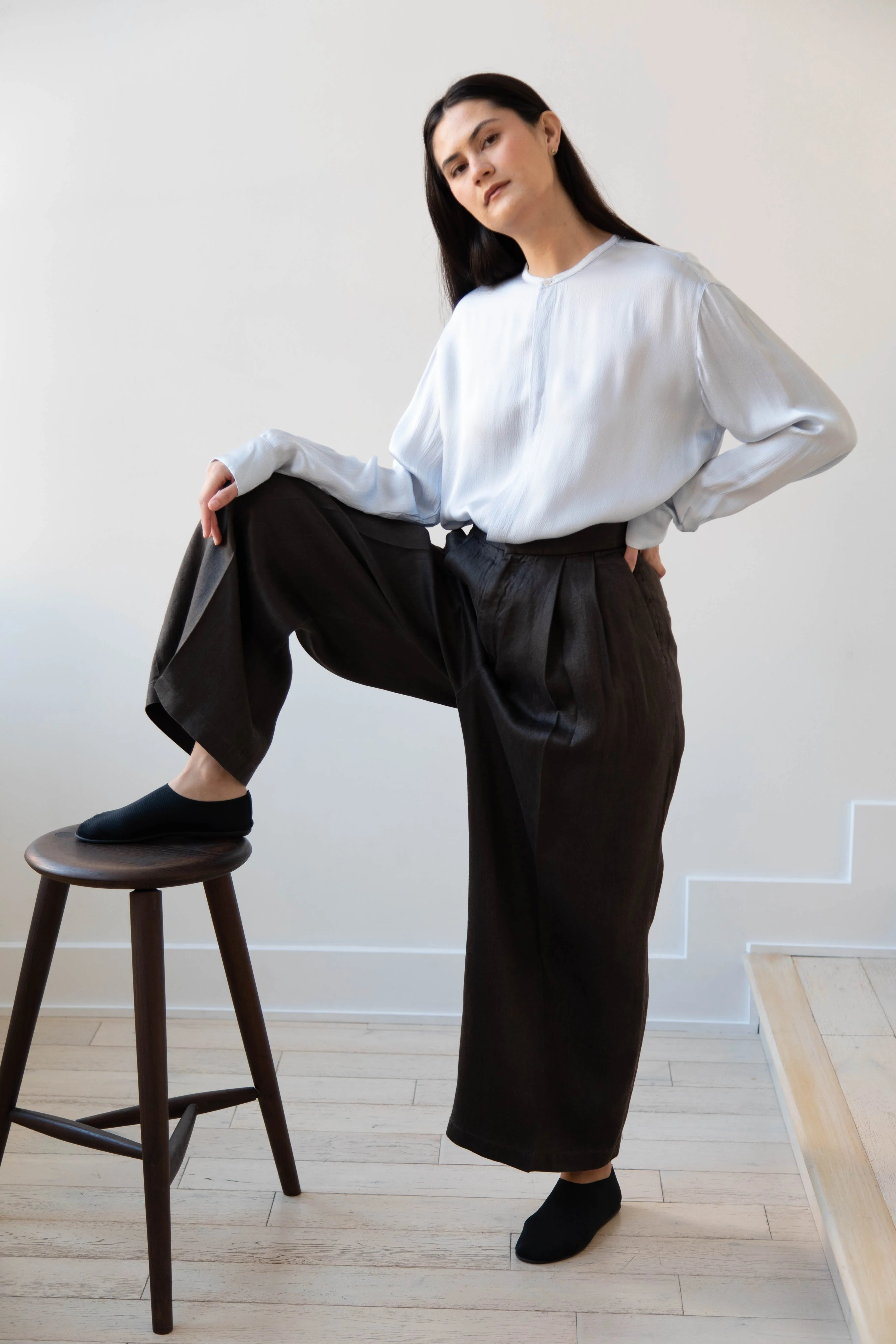 Barena Venezia | Molli Ondina Blouse in Cielo Blue