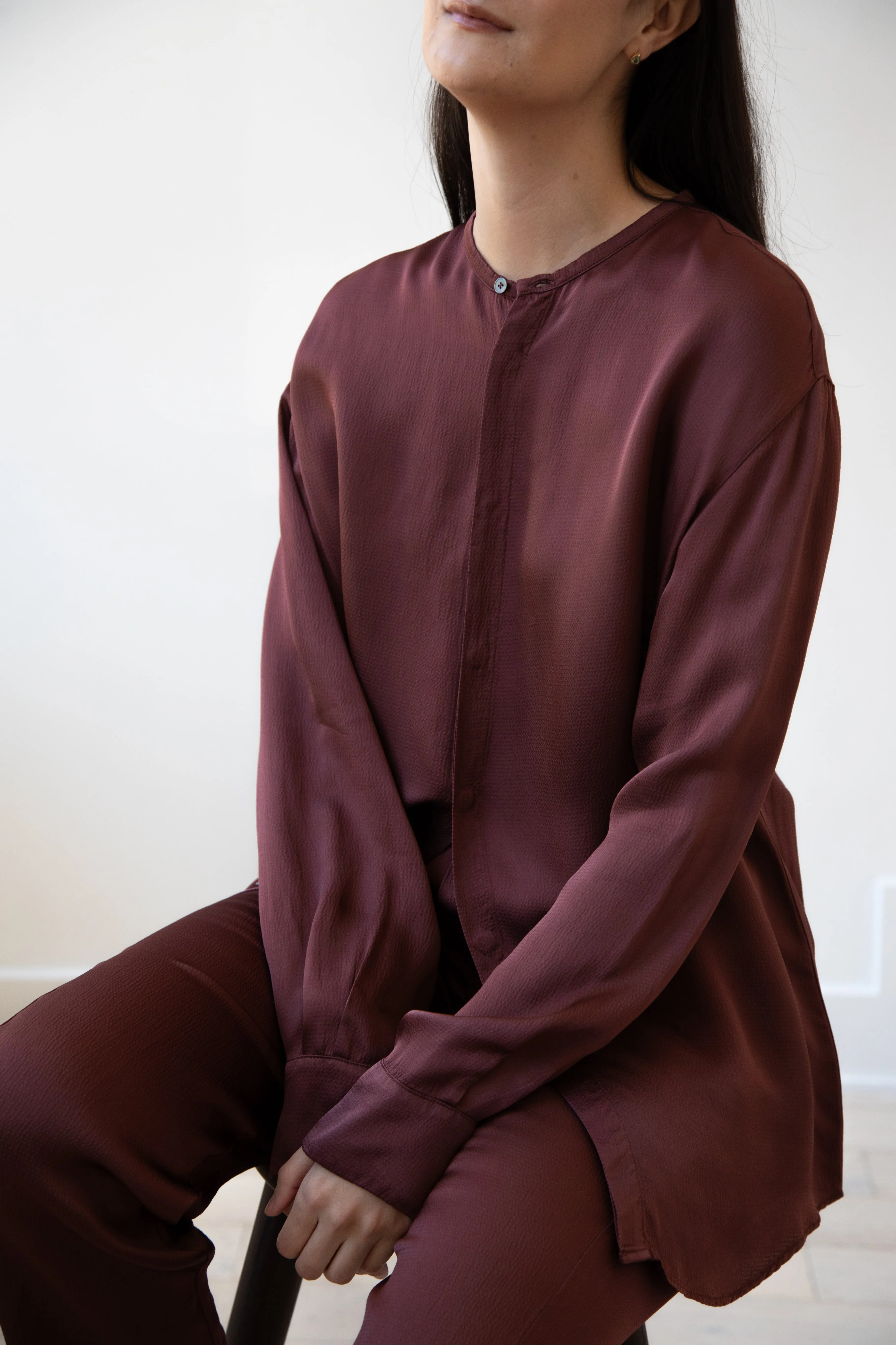 Barena Venezia | Molli Ondina Blouse in Vino