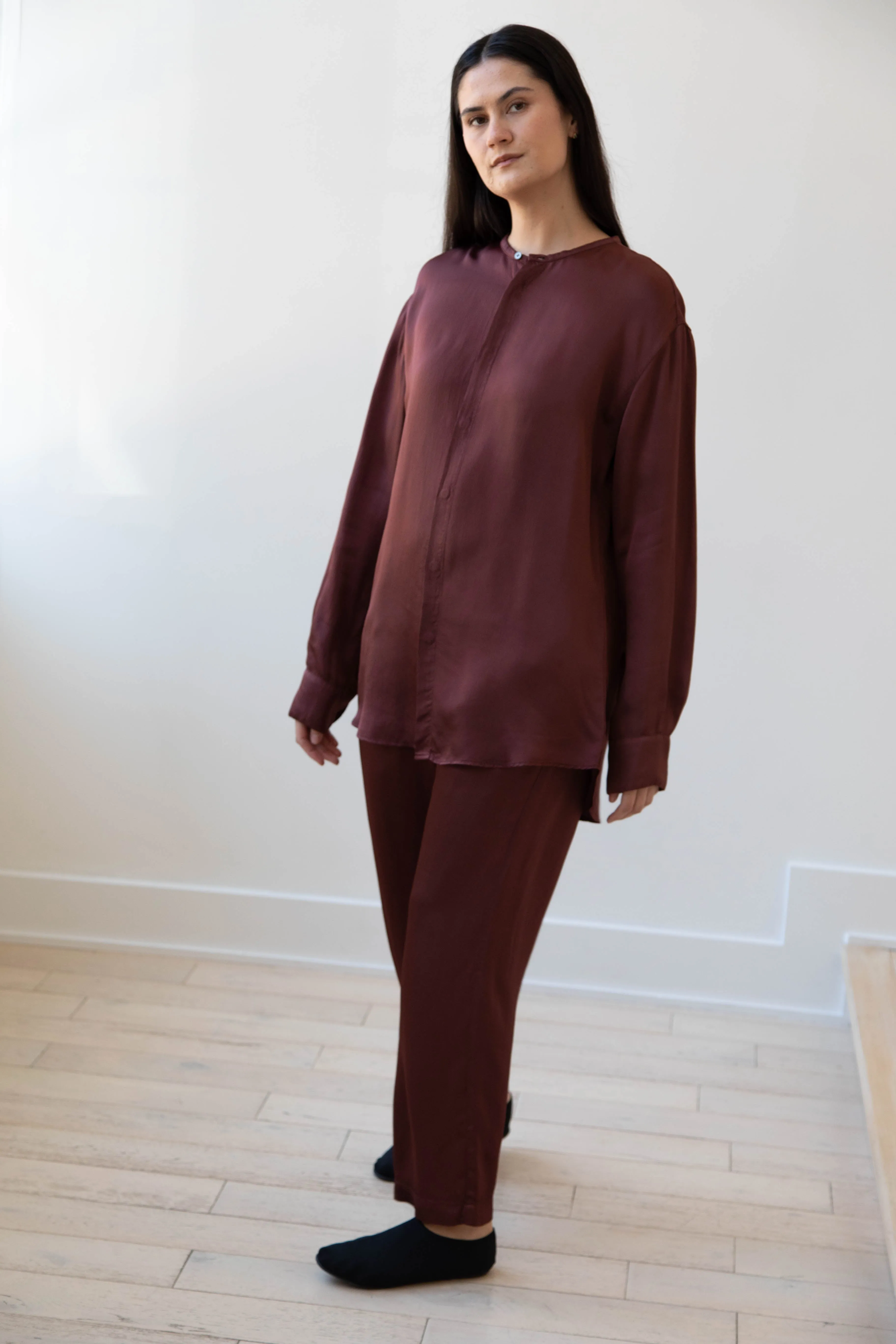 Barena Venezia | Molli Ondina Blouse in Vino