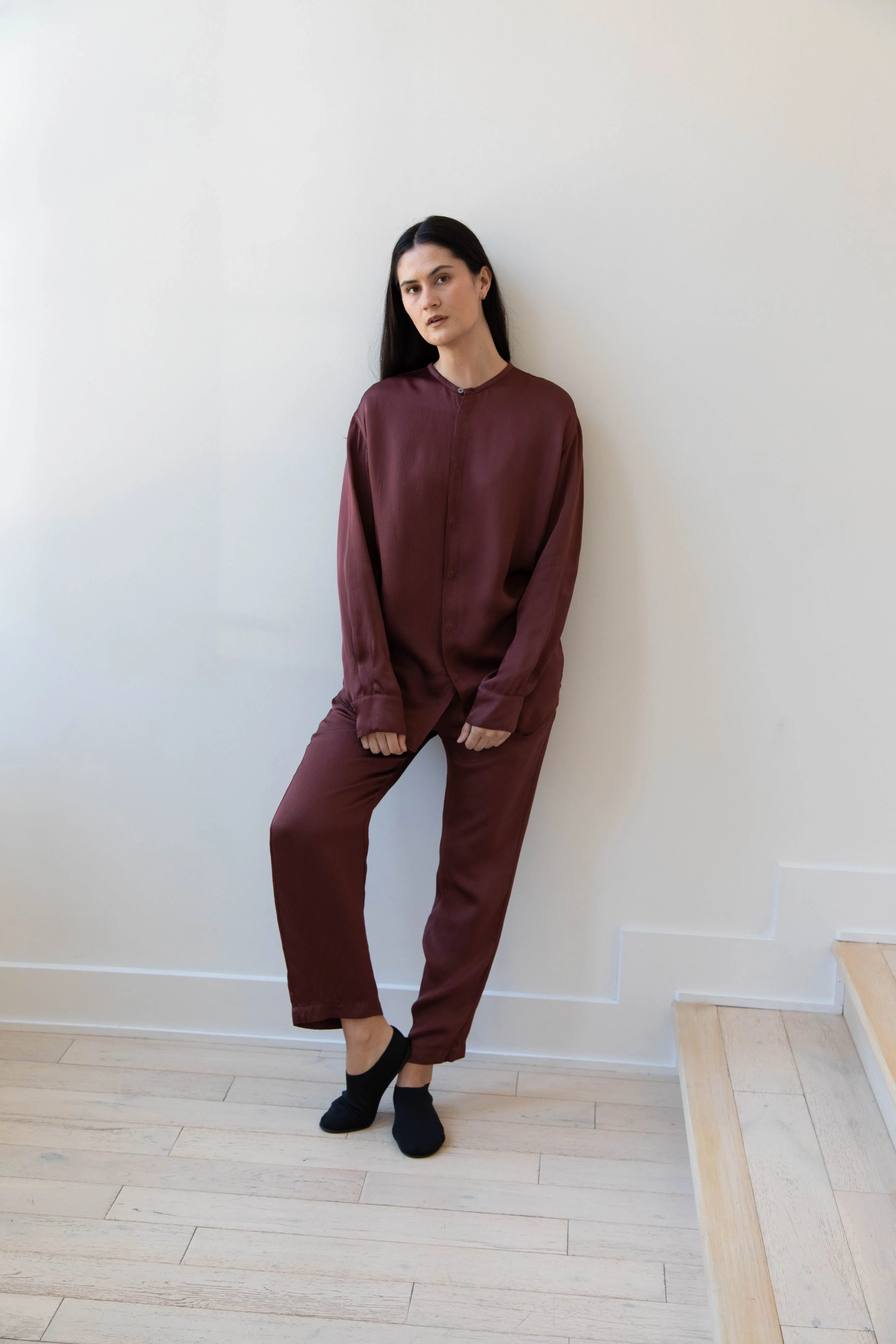 Barena Venezia | Molli Ondina Blouse in Vino