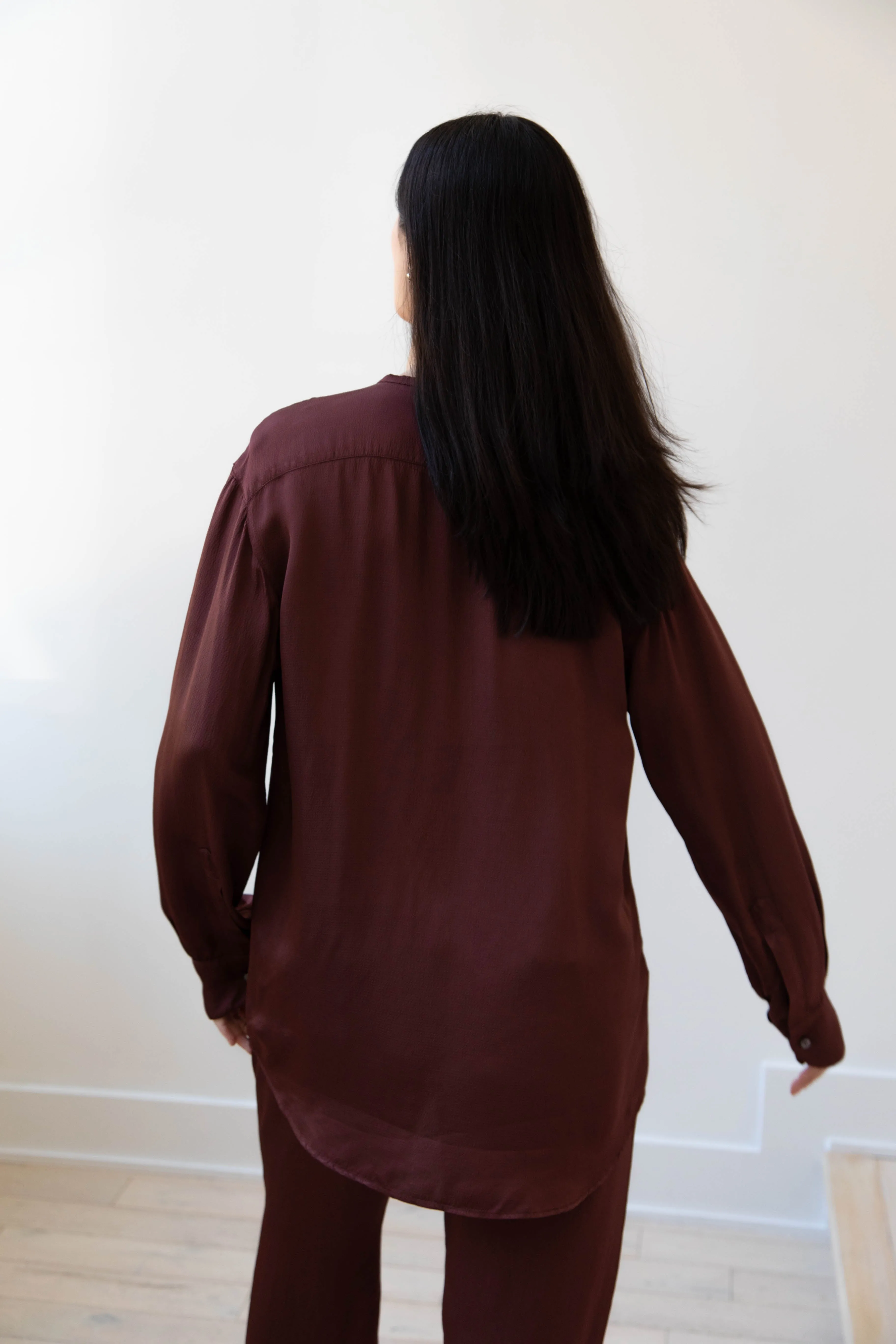 Barena Venezia | Molli Ondina Blouse in Vino