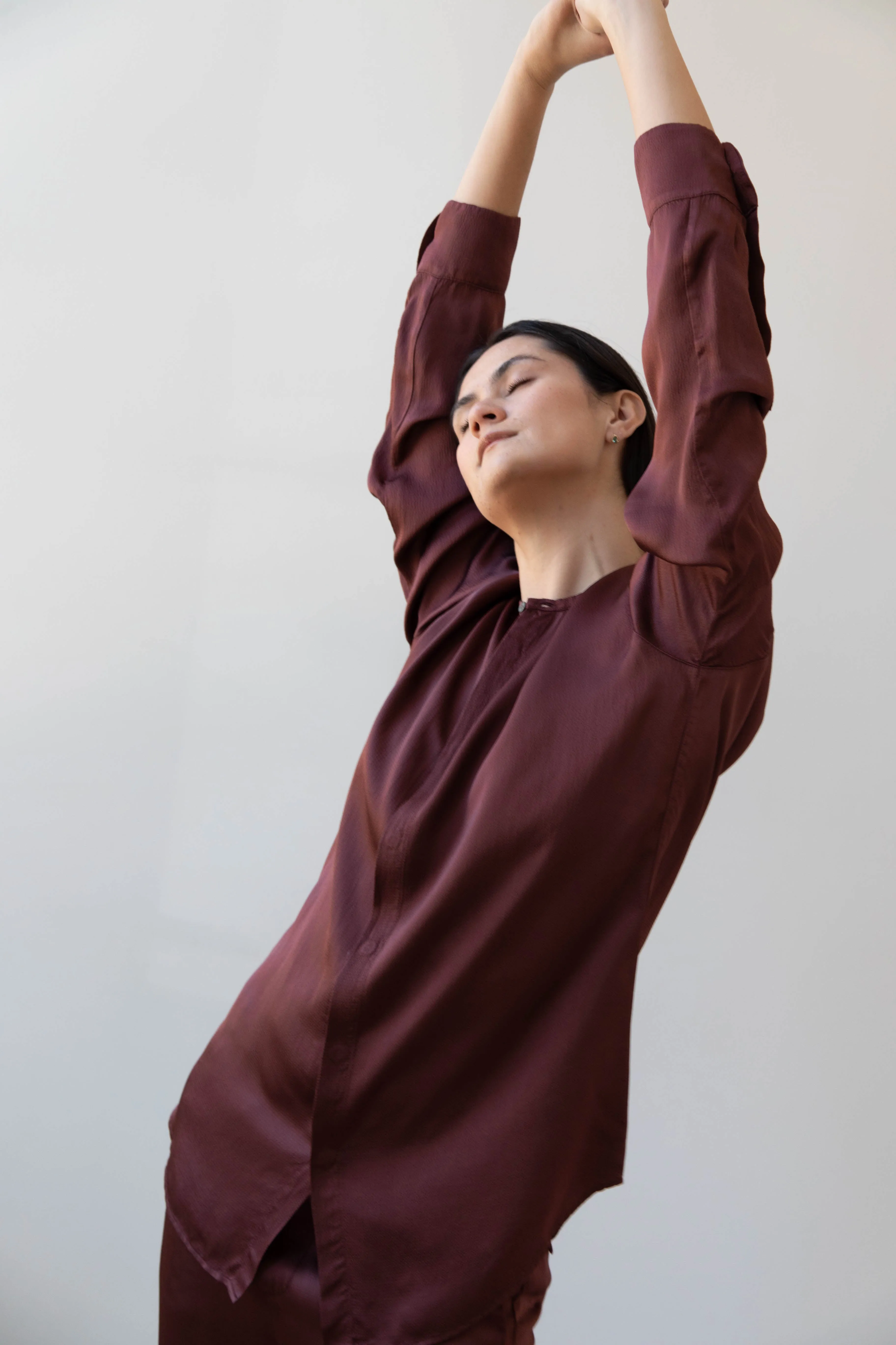 Barena Venezia | Molli Ondina Blouse in Vino