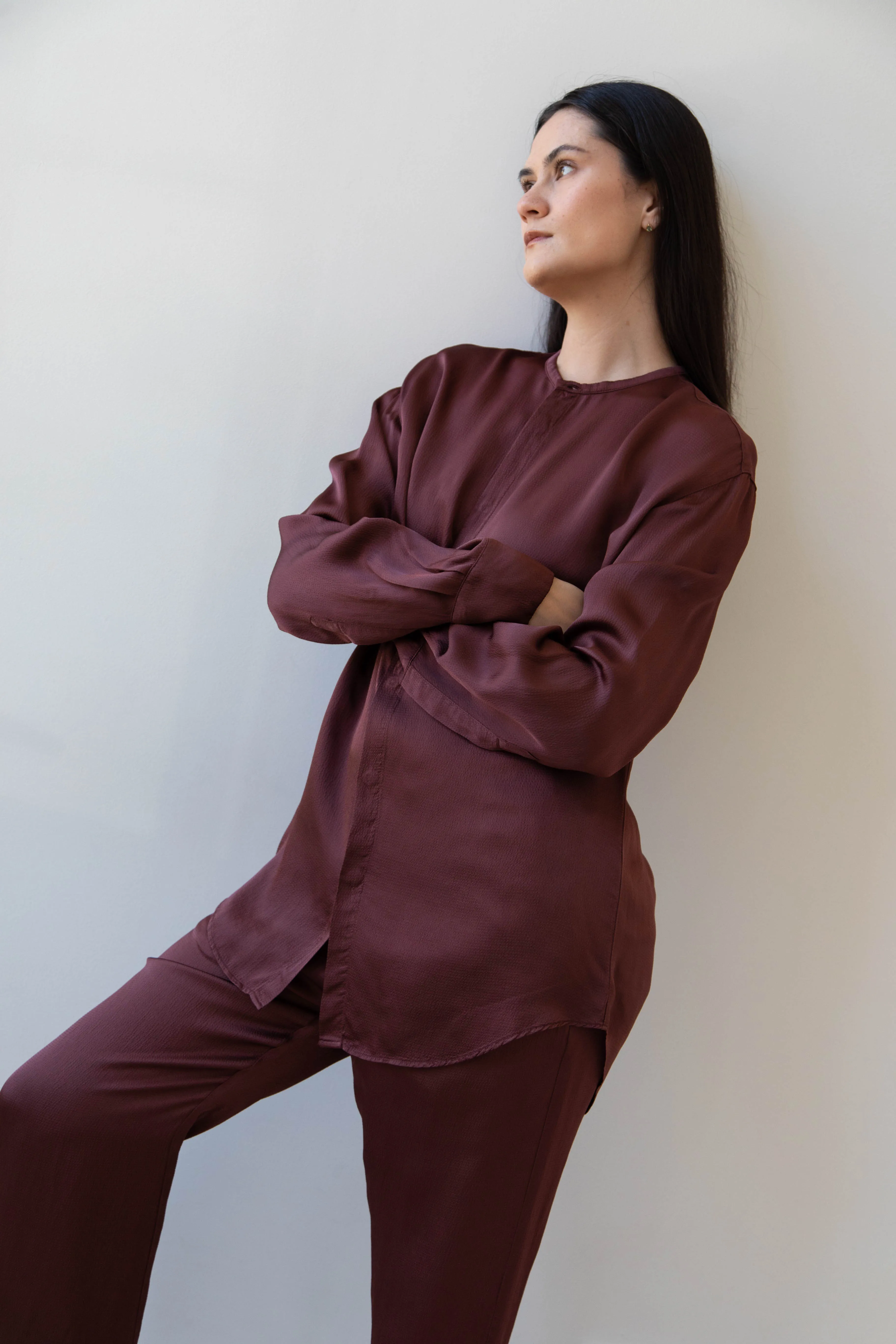 Barena Venezia | Molli Ondina Blouse in Vino