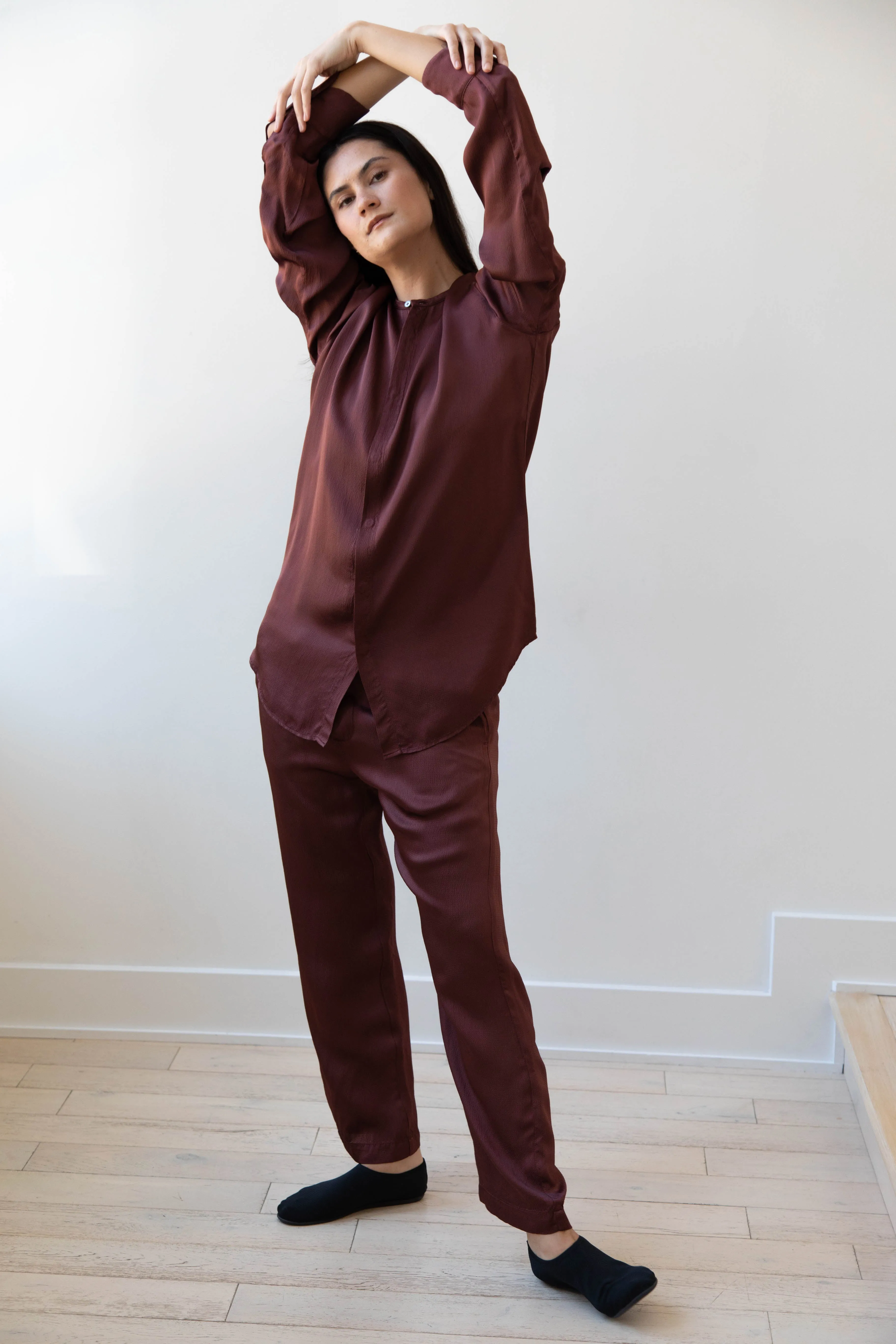 Barena Venezia | Molli Ondina Blouse in Vino