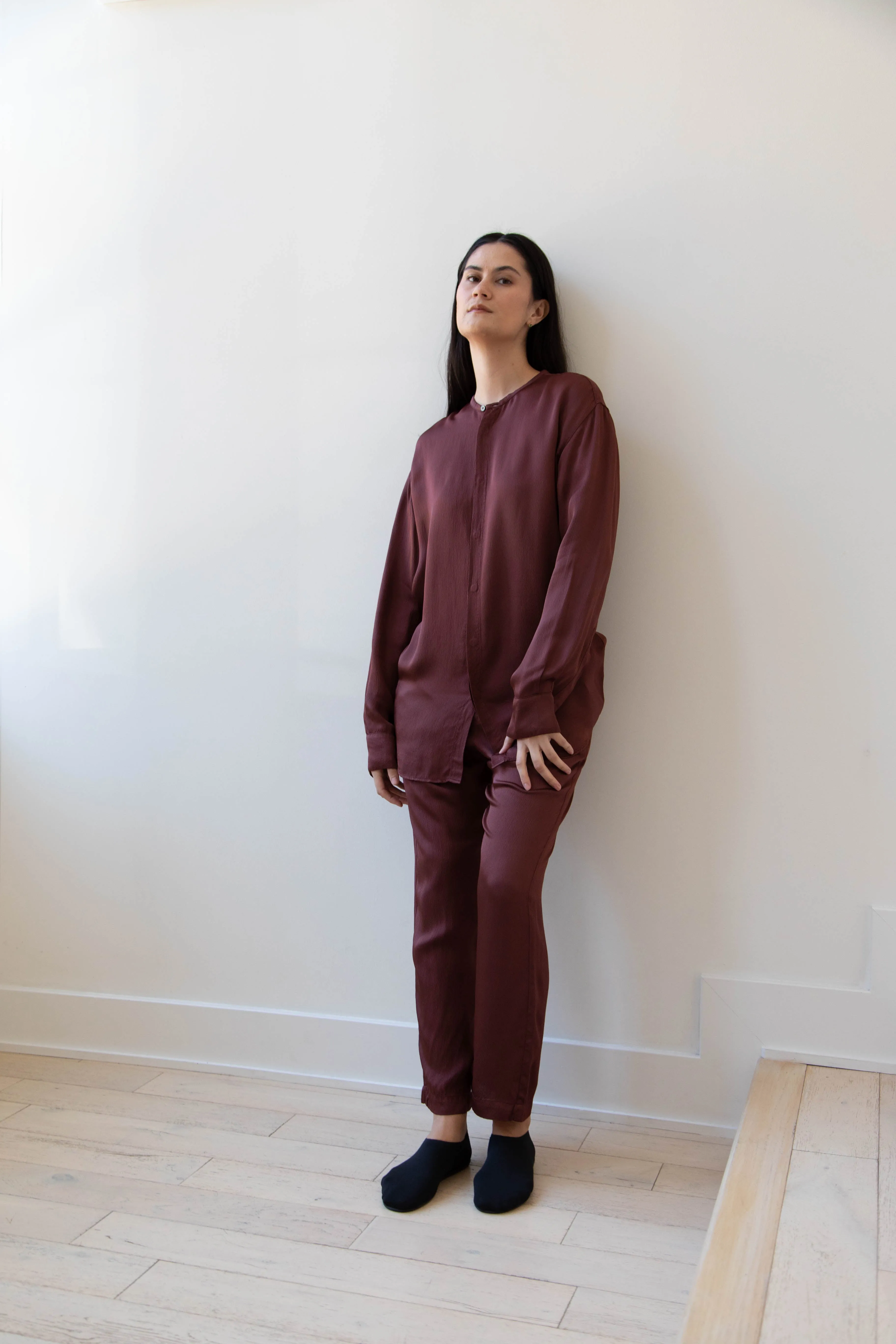 Barena Venezia | Molli Ondina Blouse in Vino