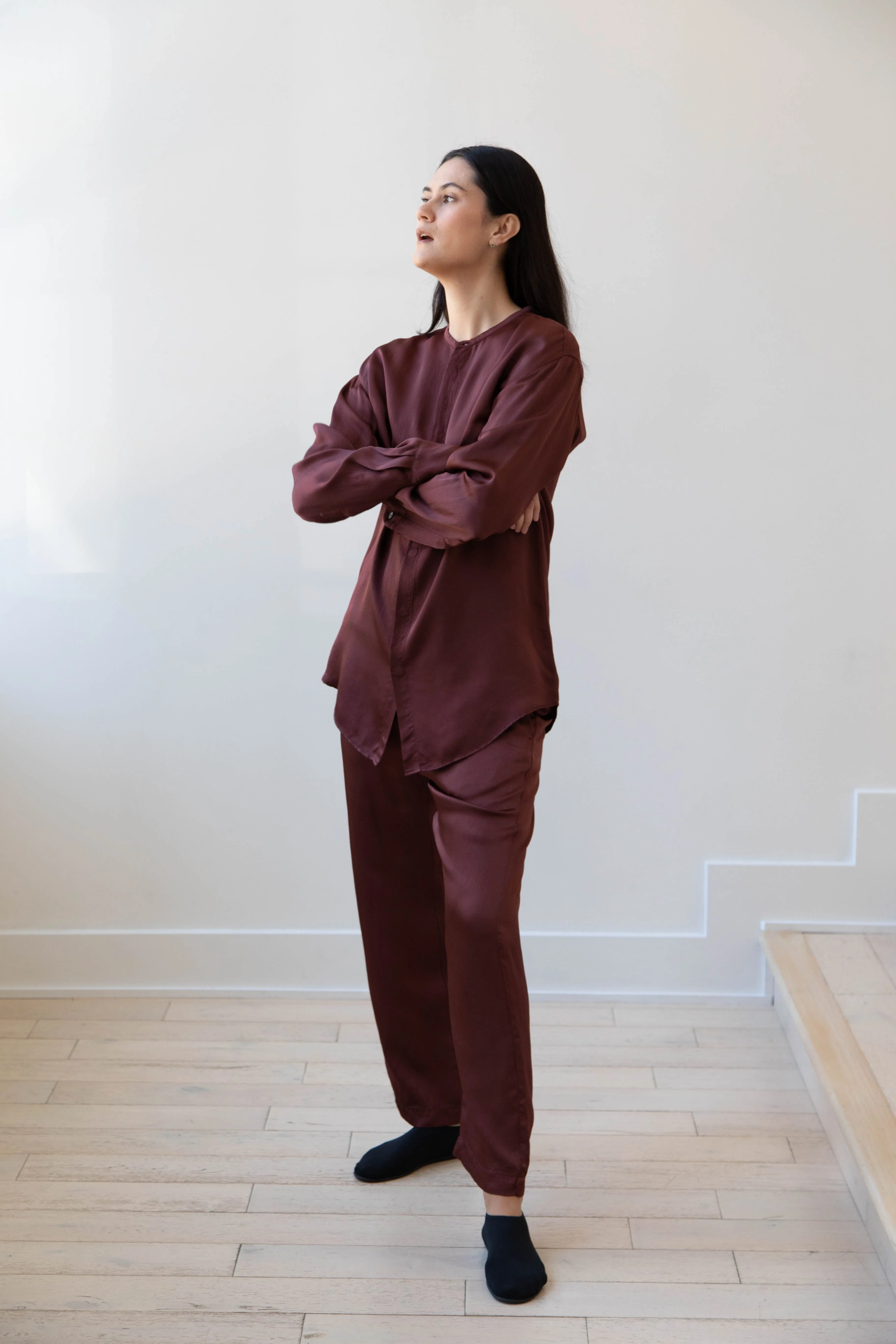 Barena Venezia | Molli Ondina Blouse in Vino