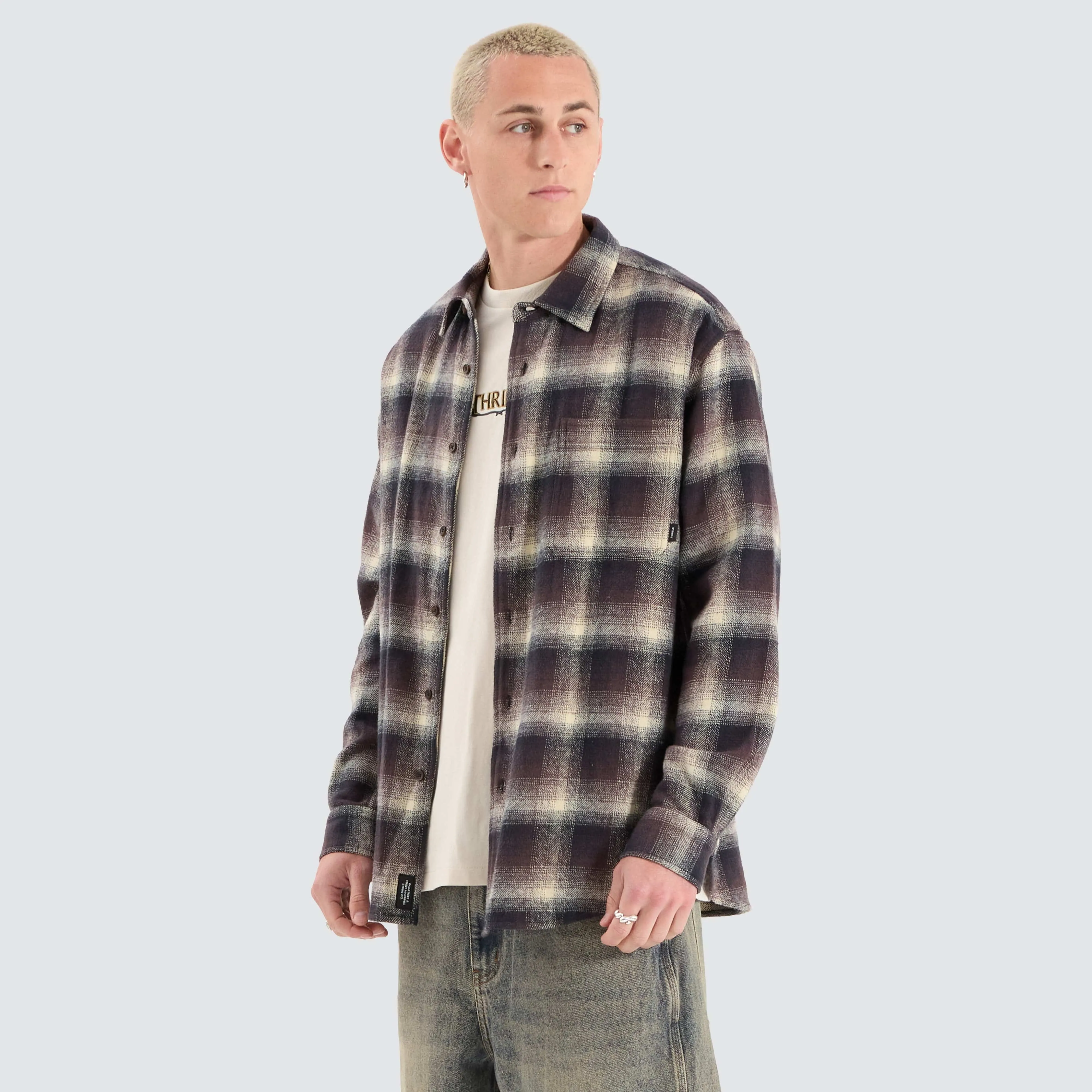 Barrio Long Sleeve Shirt Purple