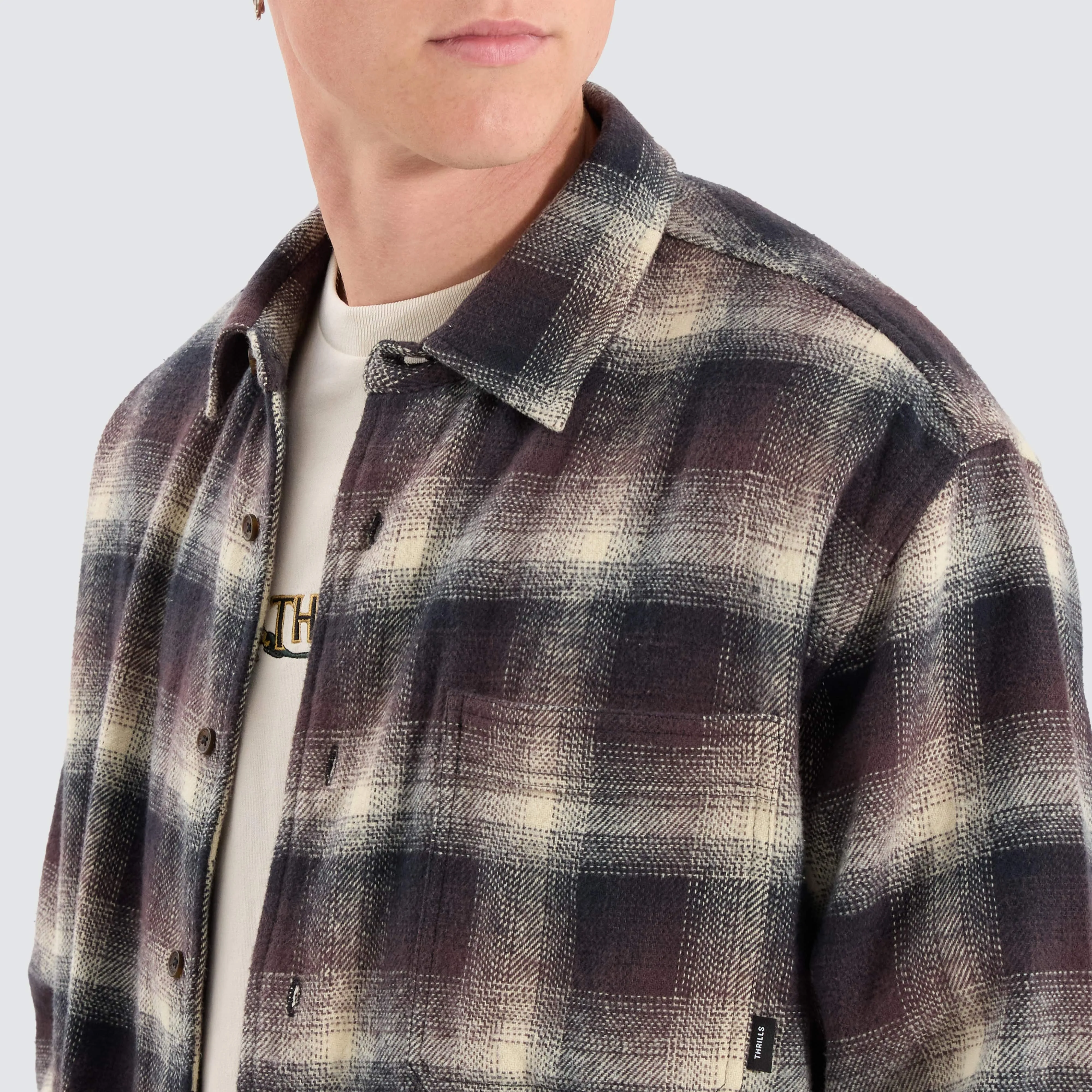Barrio Long Sleeve Shirt Purple