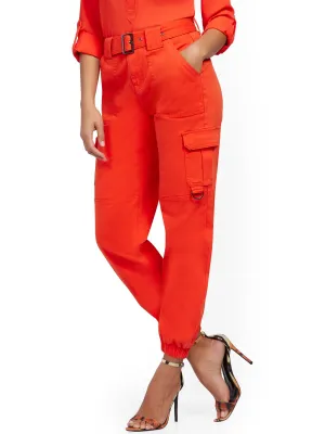 Belted Cargo Jogger Pant