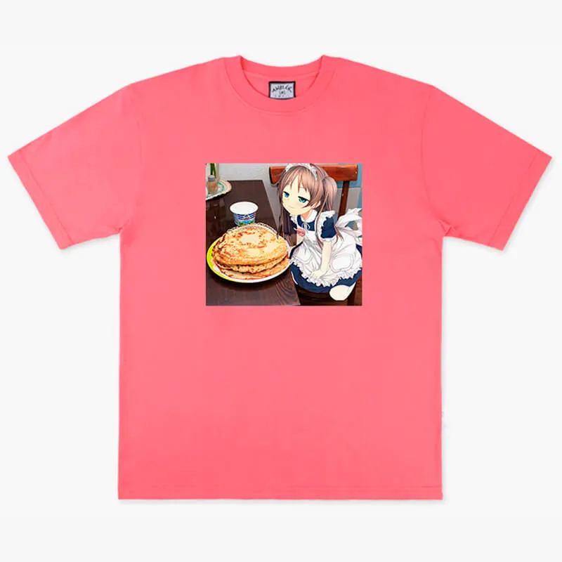 benpaolv Anime Aesthetic Pancake Cat Neko Anime Girl T-Shirt