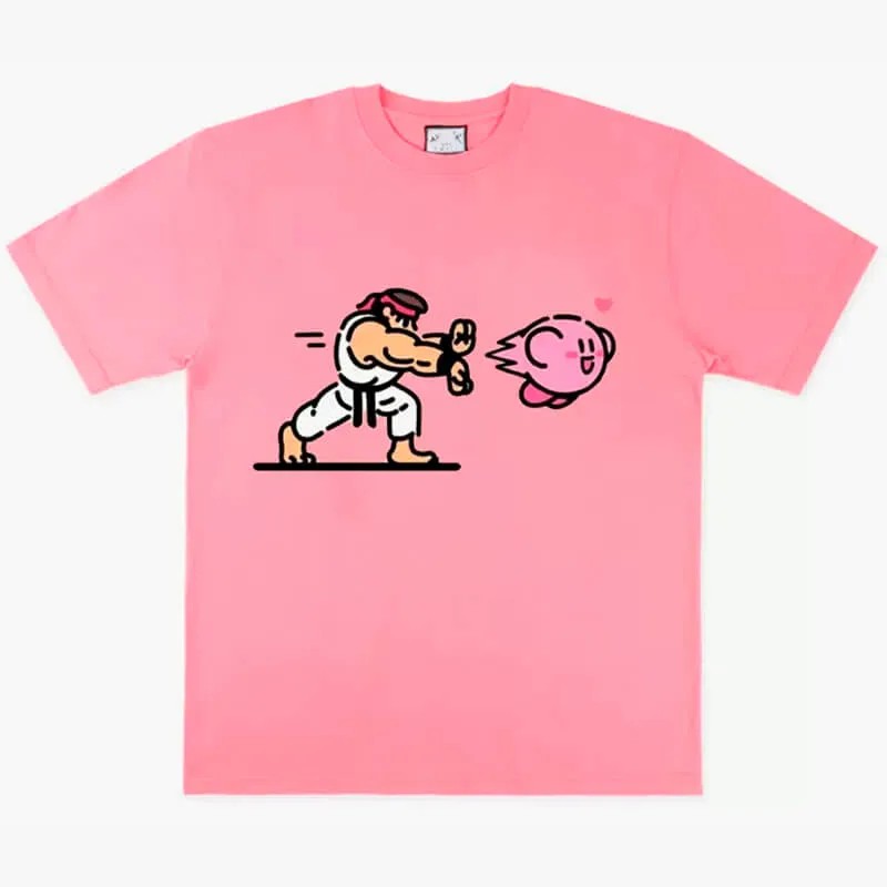 benpaolv Arcade Kid Aesthetic T-Shirt Kirby Hadouken