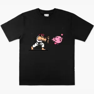 benpaolv Arcade Kid Aesthetic T-Shirt Kirby Hadouken