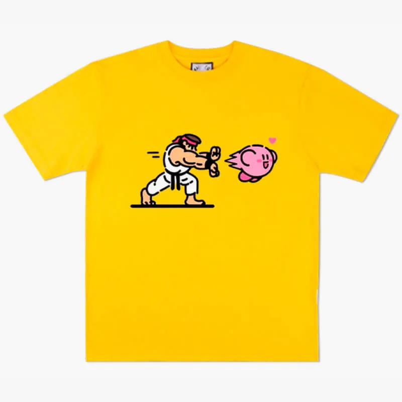 benpaolv Arcade Kid Aesthetic T-Shirt Kirby Hadouken