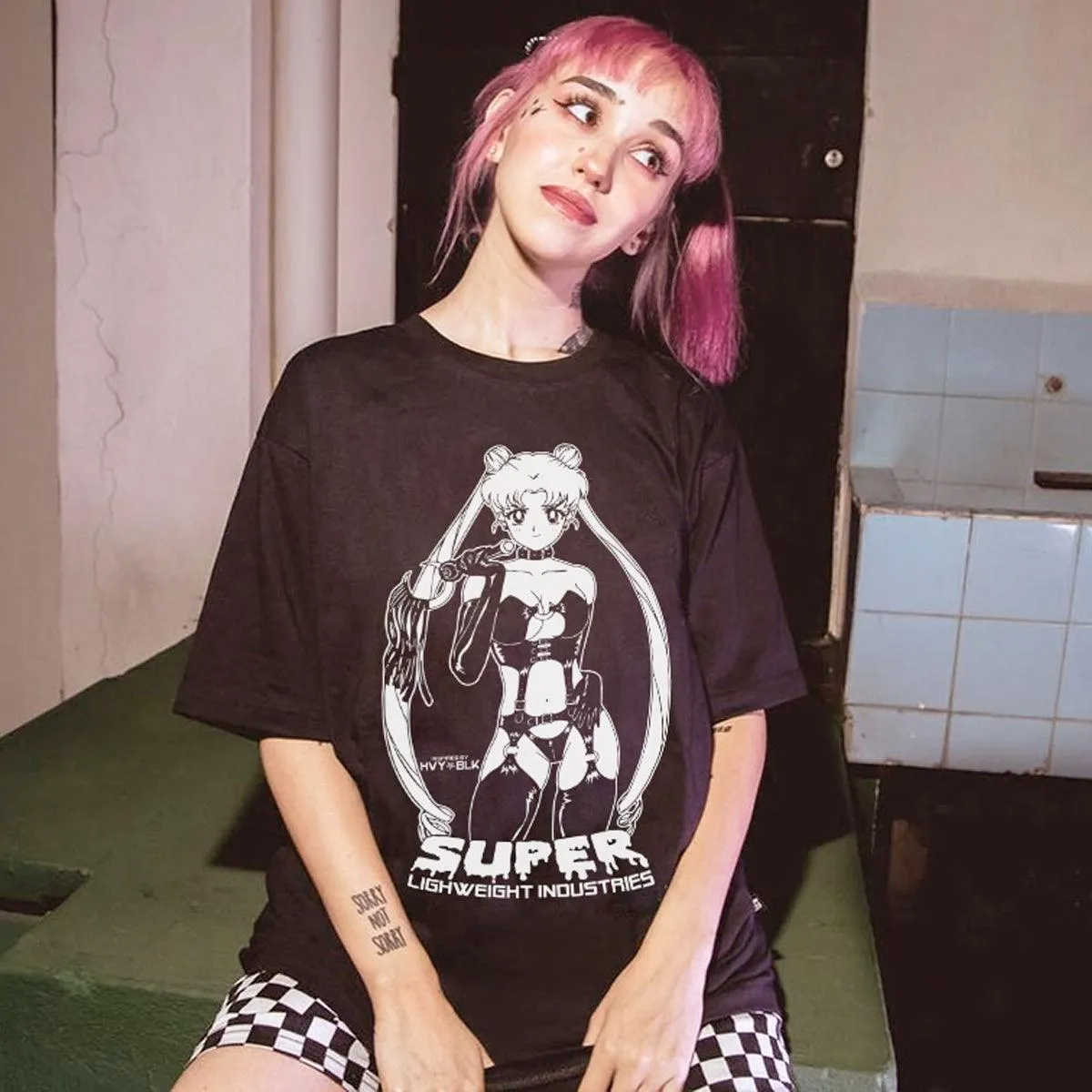 benpaolv Black EGirl Sailor Moon T-Shirt