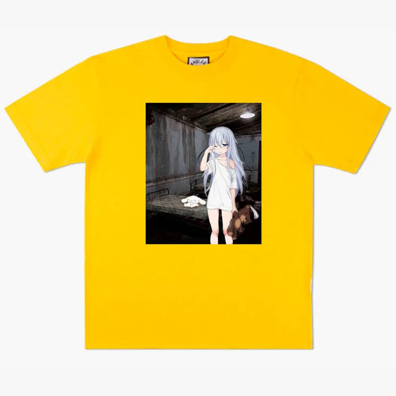 benpaolv Dullcore Aesthetic Sleepy Kawaii Anime Girl T-Shirt
