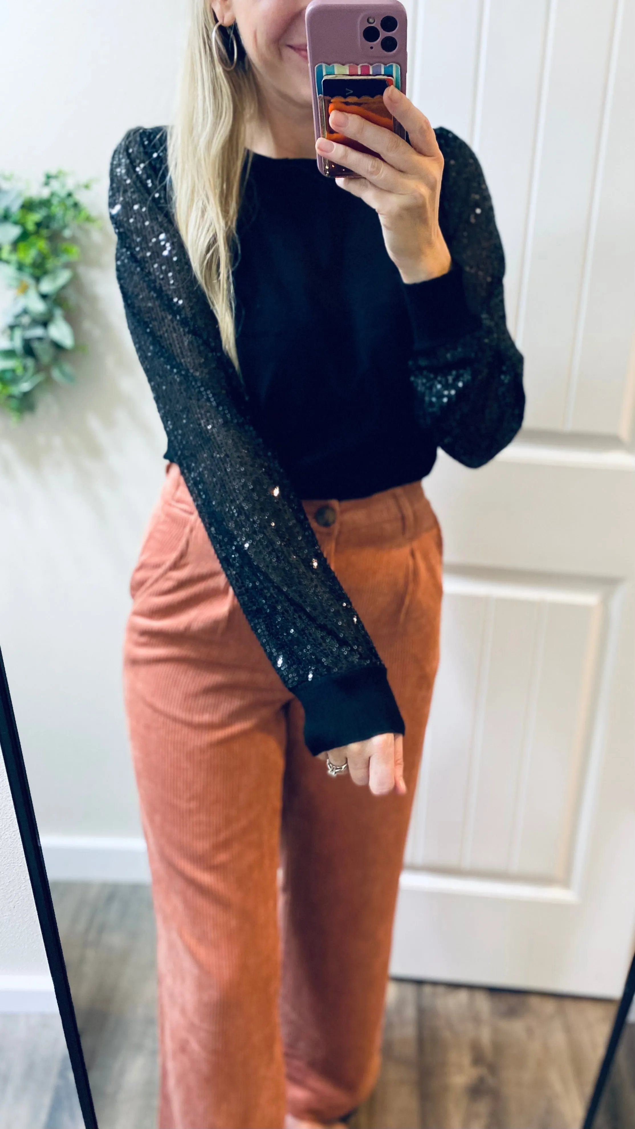 Black Sparkle Sweater