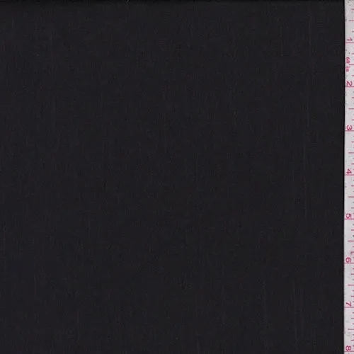 Black Streaked Voile Fabric