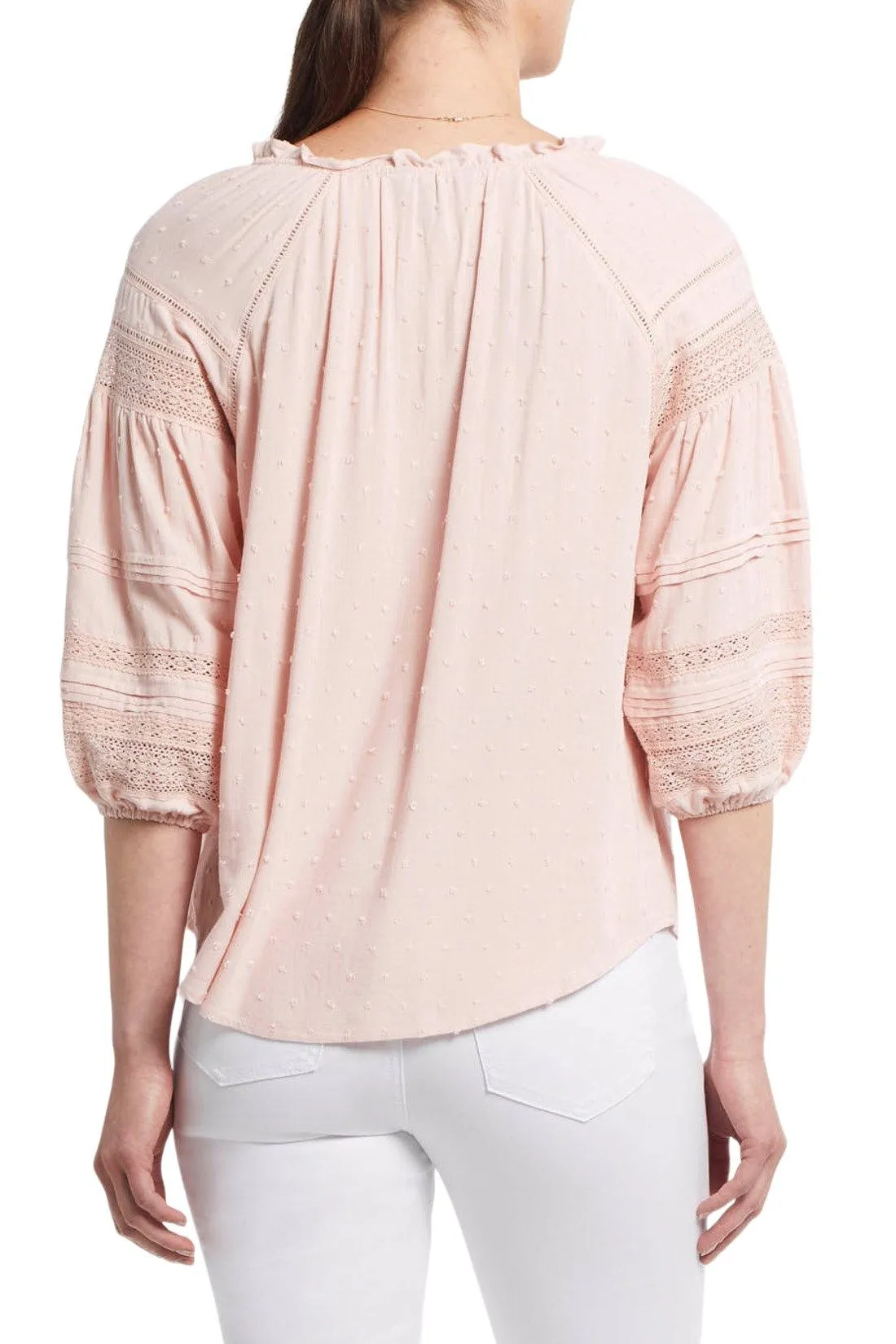 Blouse with Decorative Tapes