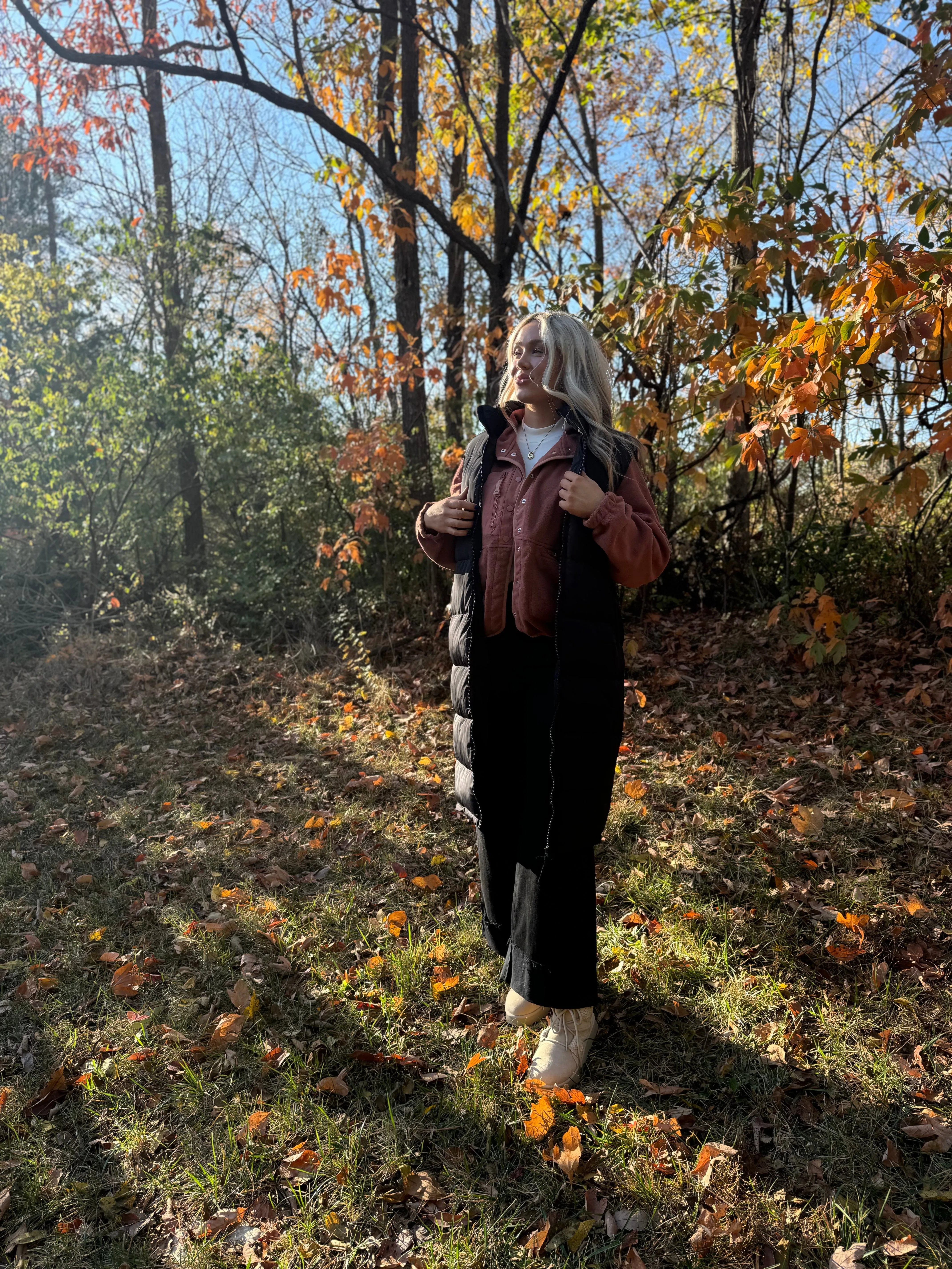 Brick Loose Fit Fleece Jacket