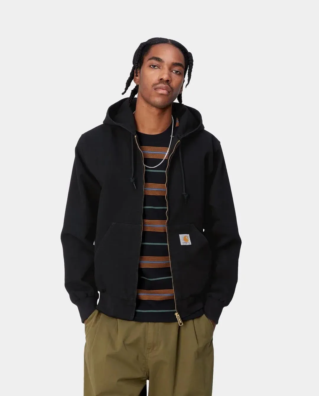 Carhartt WIP - Active Jacket - Black Aged Canvas