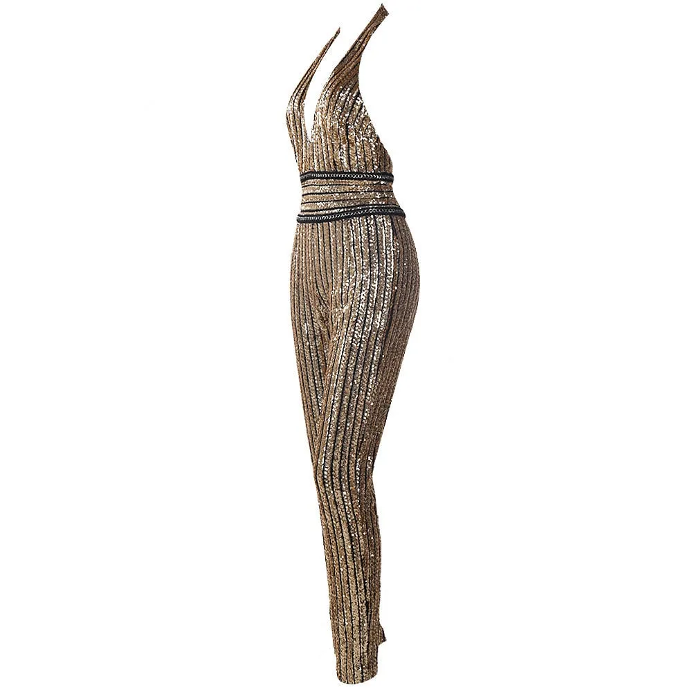 Celebration Time Sequined Jumpsuit
