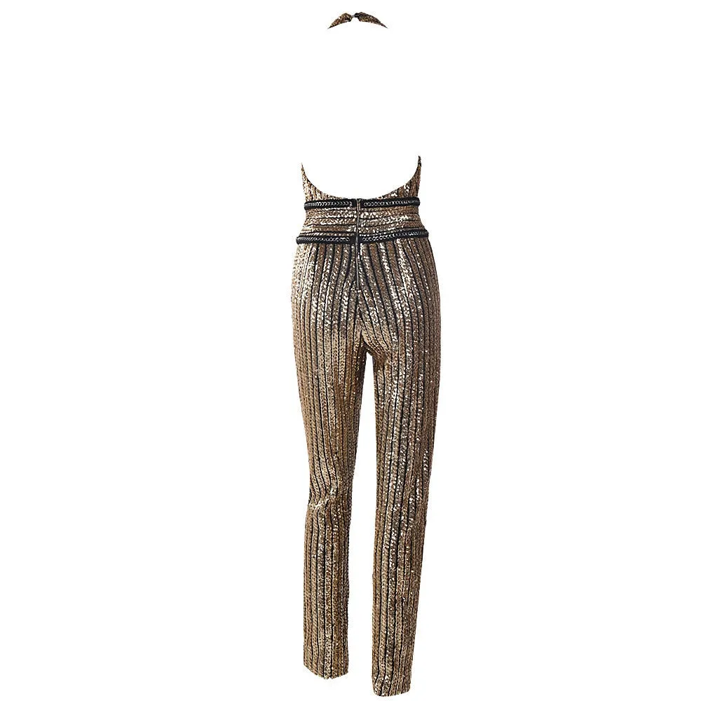 Celebration Time Sequined Jumpsuit