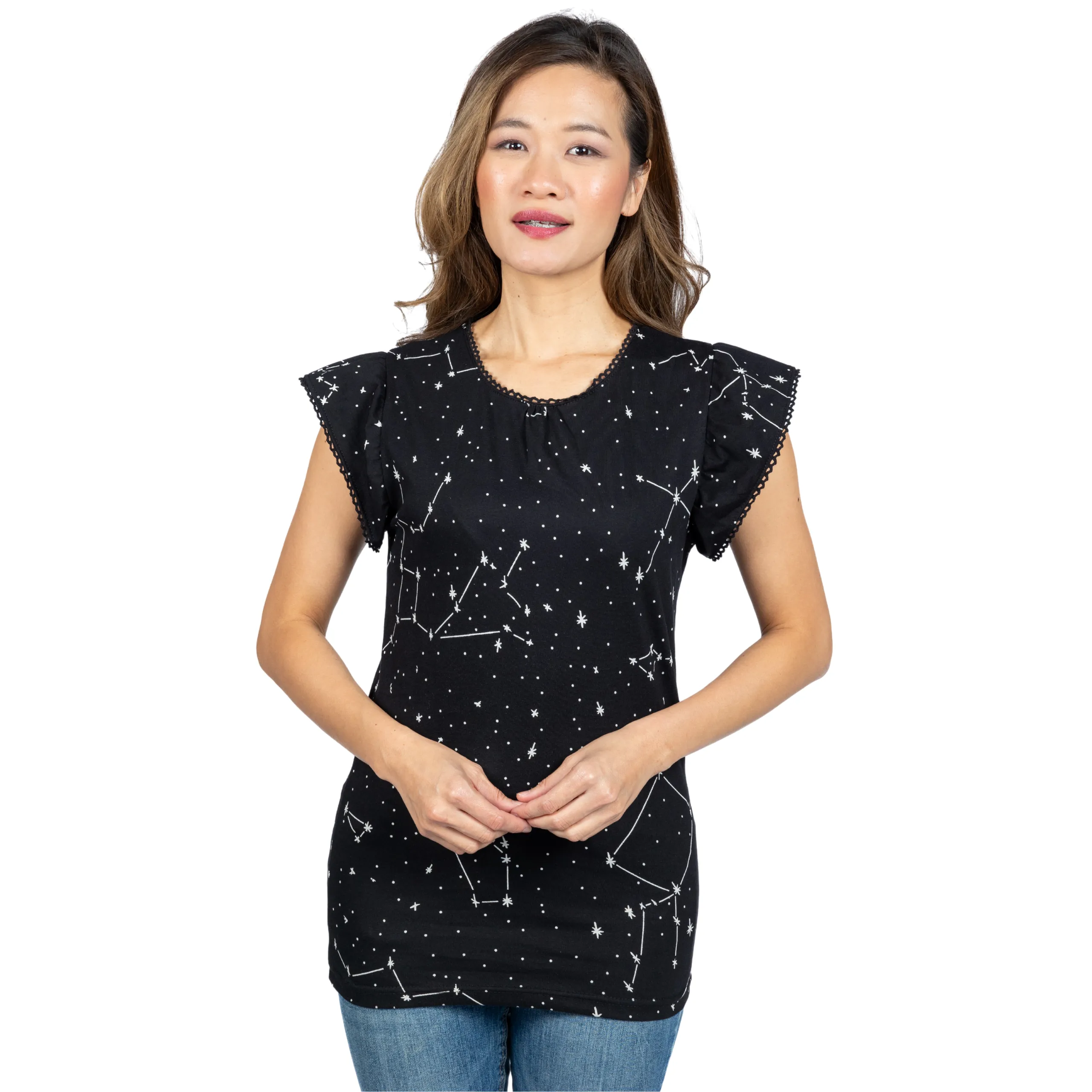 Constellations Glow-in-the-Dark Top