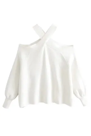 'Ferna' Halter Neck Sweater (2 Colors)