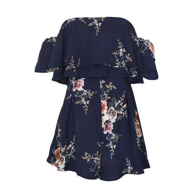 Halter Strap Bohemian Style Romper