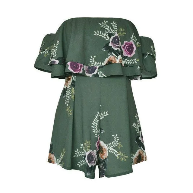 Halter Strap Bohemian Style Romper