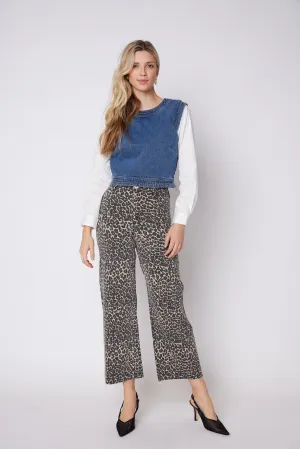 Laurie Leopard Print Pants