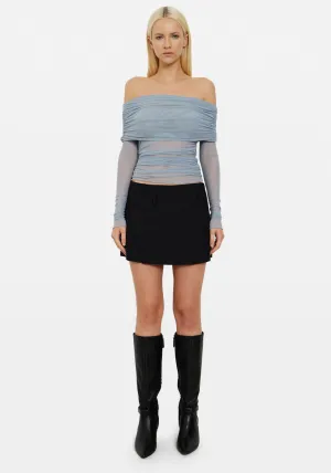 MESH OVERLAY LS TOP COAST