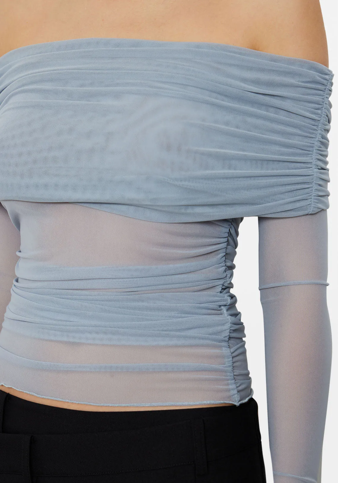 MESH OVERLAY LS TOP COAST
