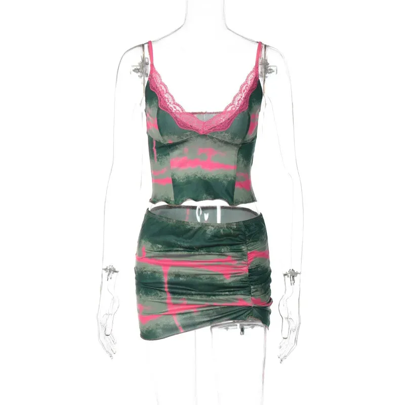 Mesh Sexy Flounces Tees
