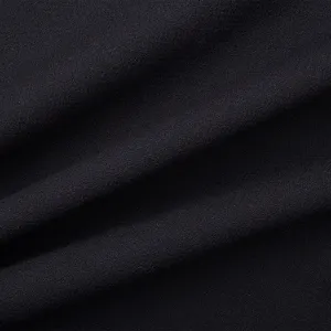 Midnight Blue Double Wool Crêpe