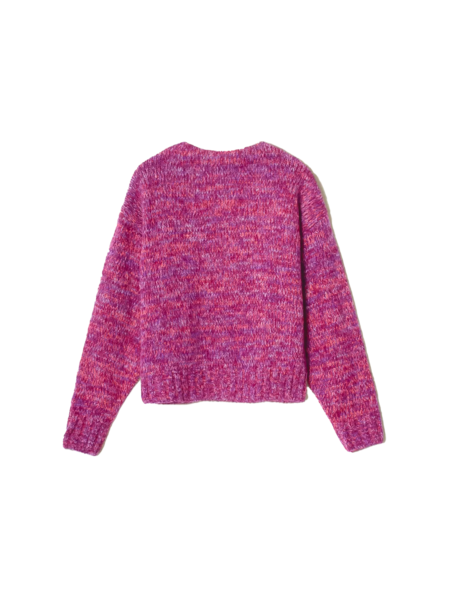 Milli sweater in magenta marble