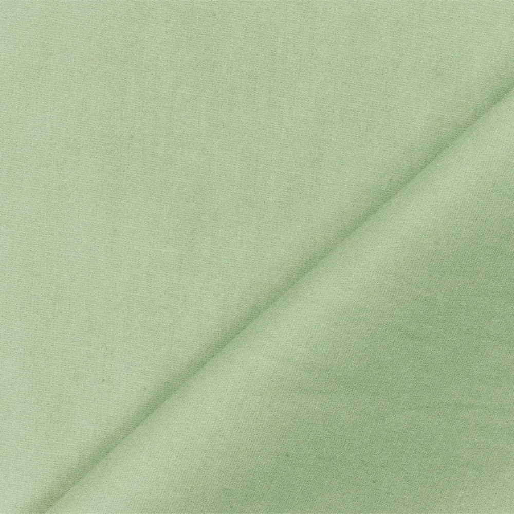 Mint Green Solid Stretch Cotton Spandex Poplin Woven Fabric