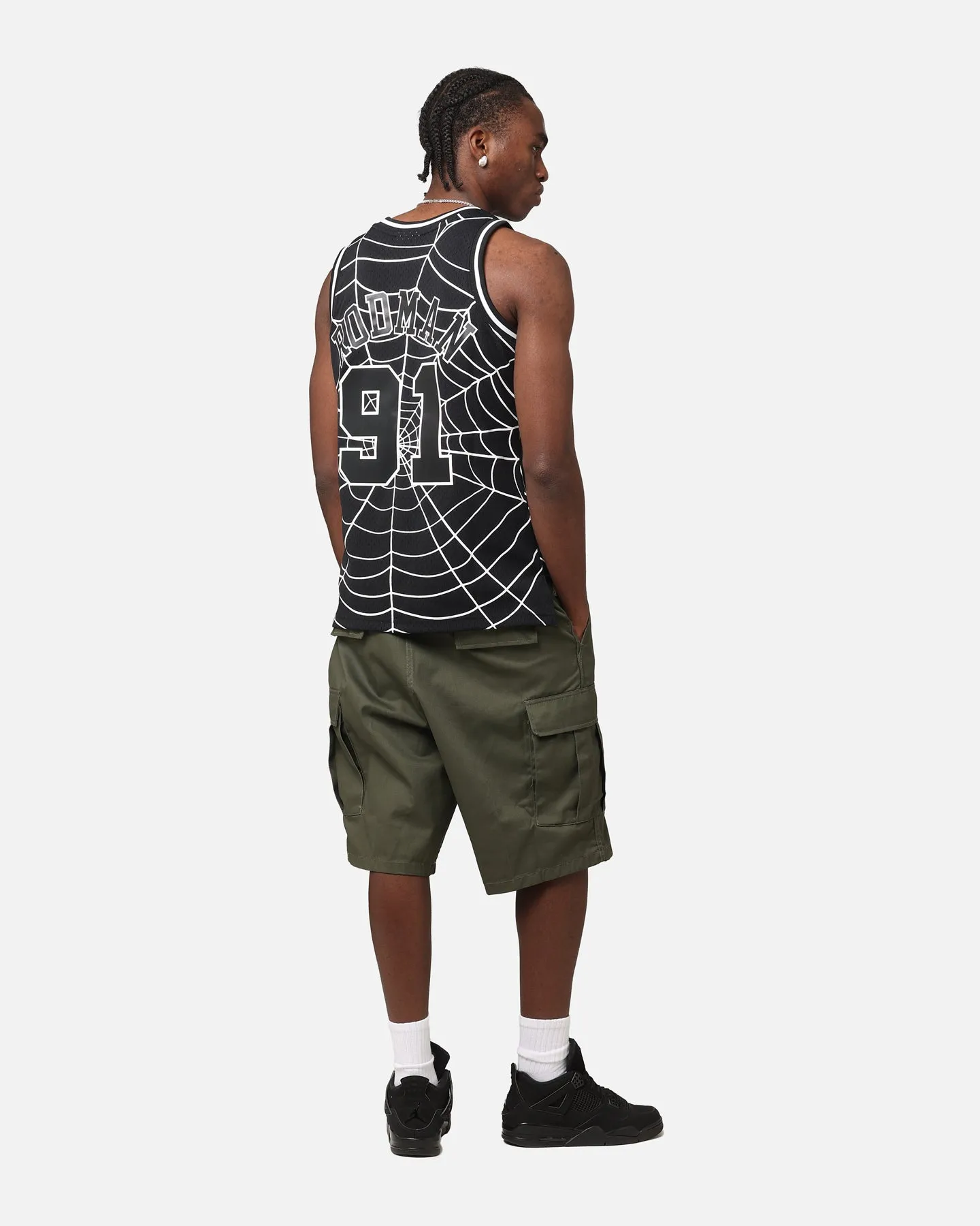 Mitchell & Ness Chicago Bulls Dennis Rodman 'Glow Web' Jersey Black