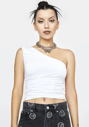Not So Subtle Tank Crop Top