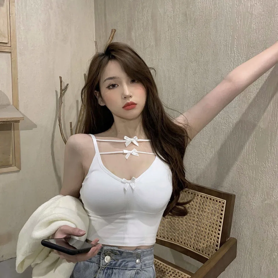 Popular Bow Bare Back Bra Women Sexy No Metal Wire Flattering Strap Teenage Girl