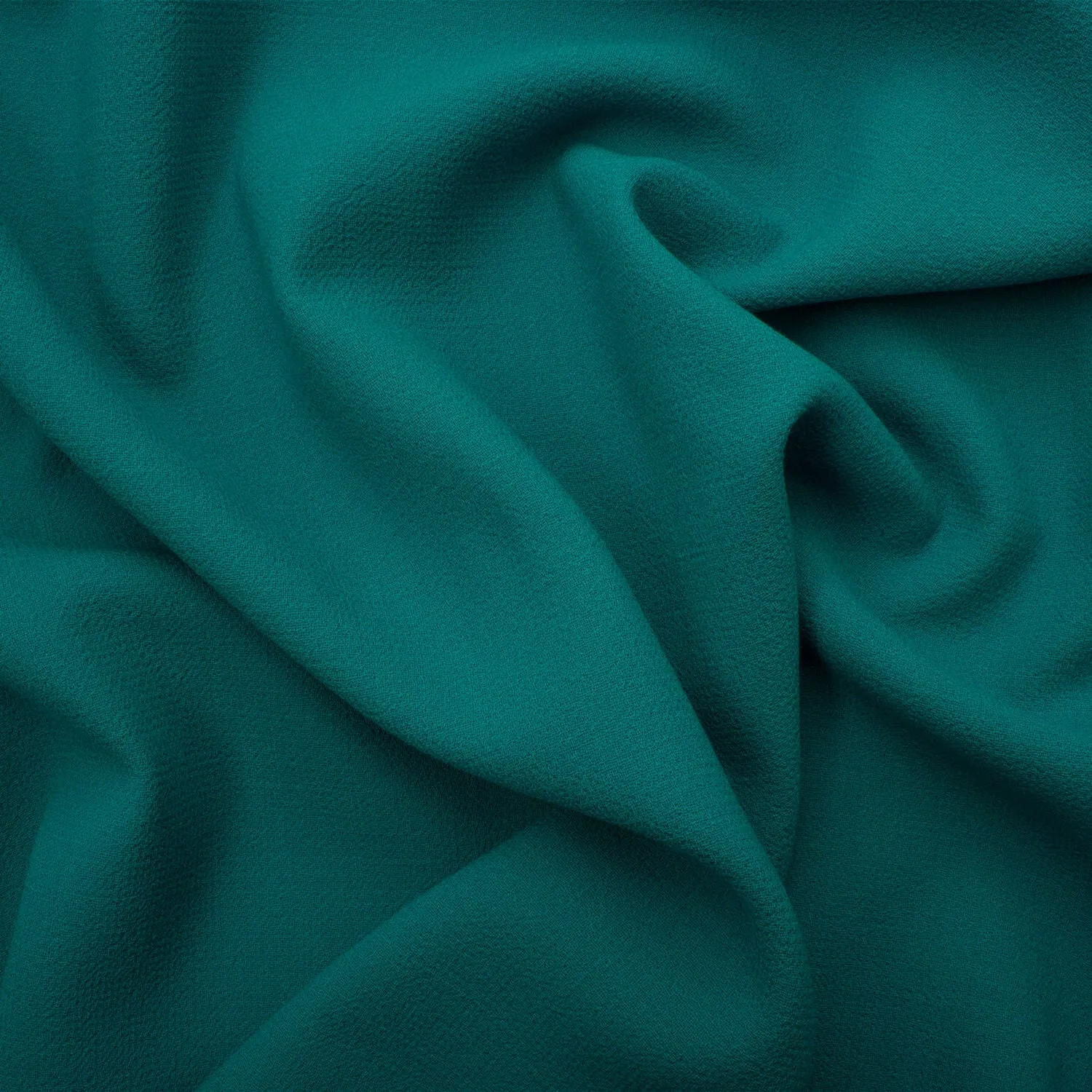 Sea Green Double Wool Crêpe